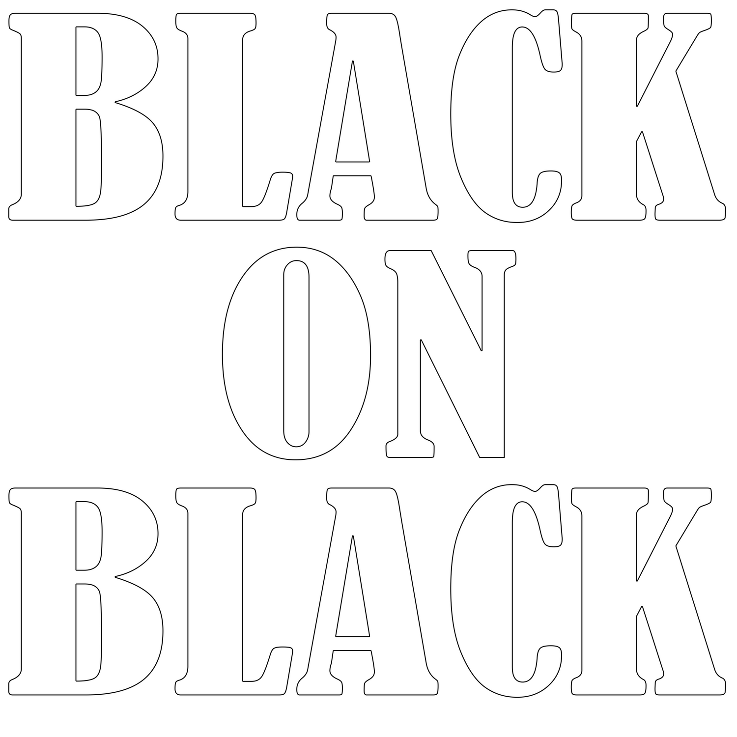 Black On Black collection